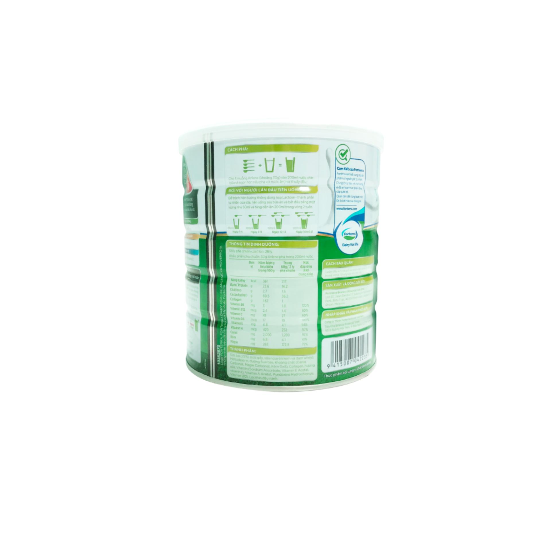 Anlene Gold MOVEPRO™ 800G (hương vani, hộp thiếc)