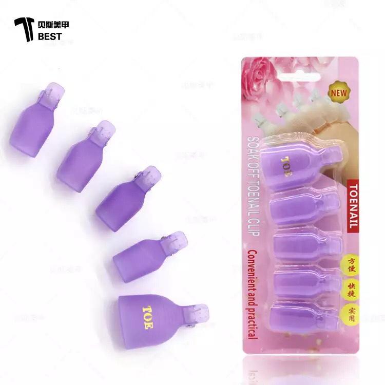 [HCM]Kep chân ủ móng tháo gel  Ủ tháo móng chân (10 cái)