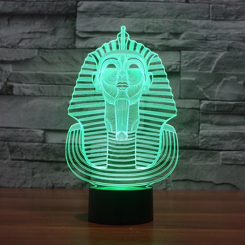Đèn Led 3Dloại lớn Vua Pharaoh