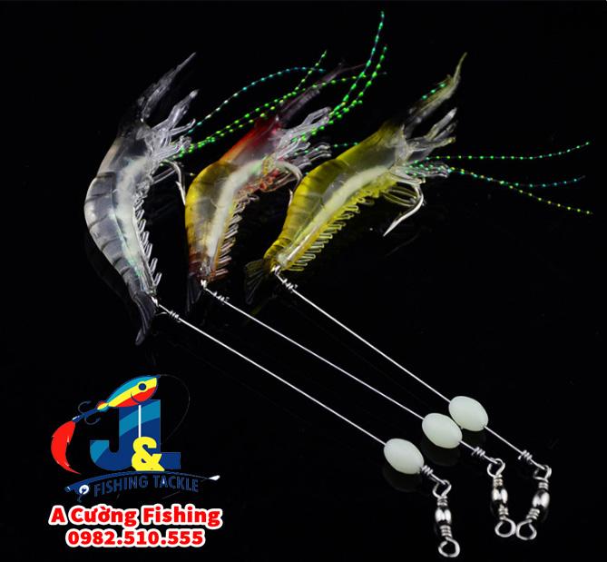 Mồi tôm giả có lưỡi