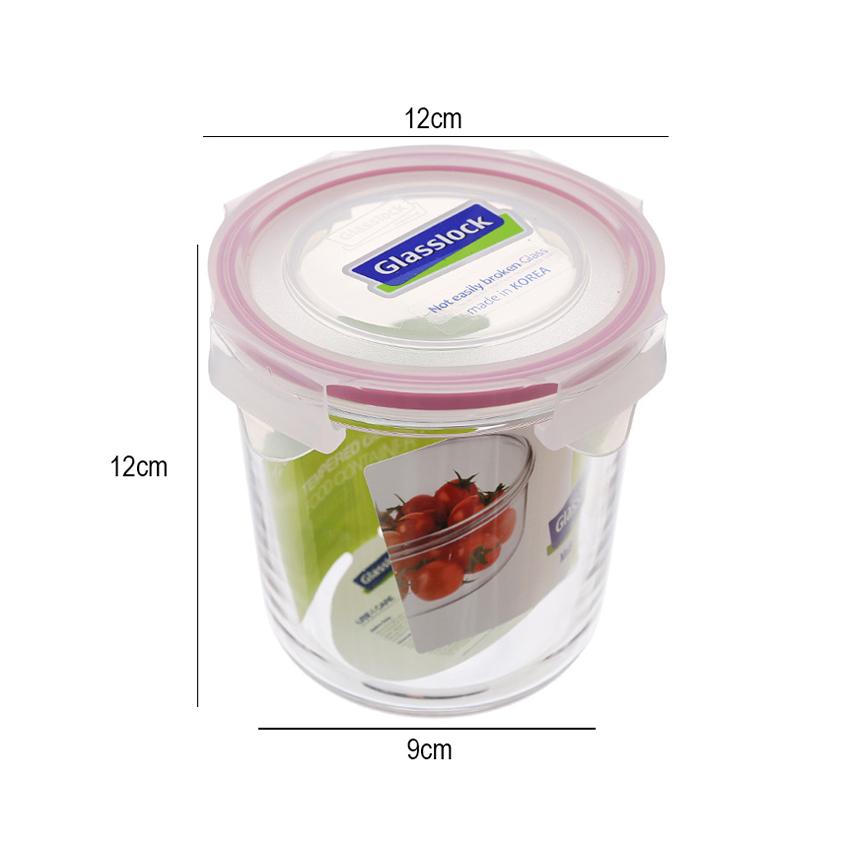 Hộp thủy tinh tròn 720ml Glasslock MCCD072