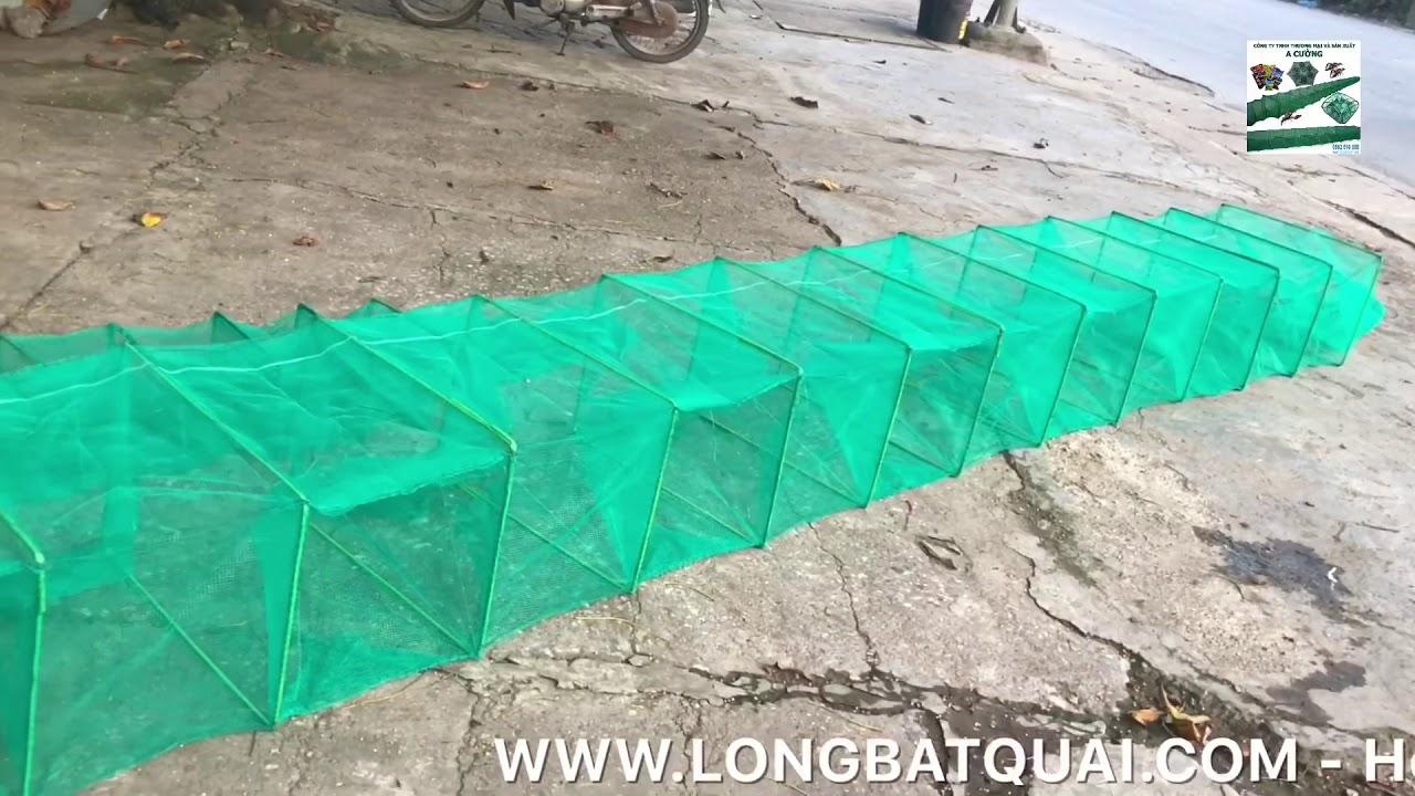 Lồng Bát Quái 30cmx40cm Dài 8M Bắt tôm cua lươn