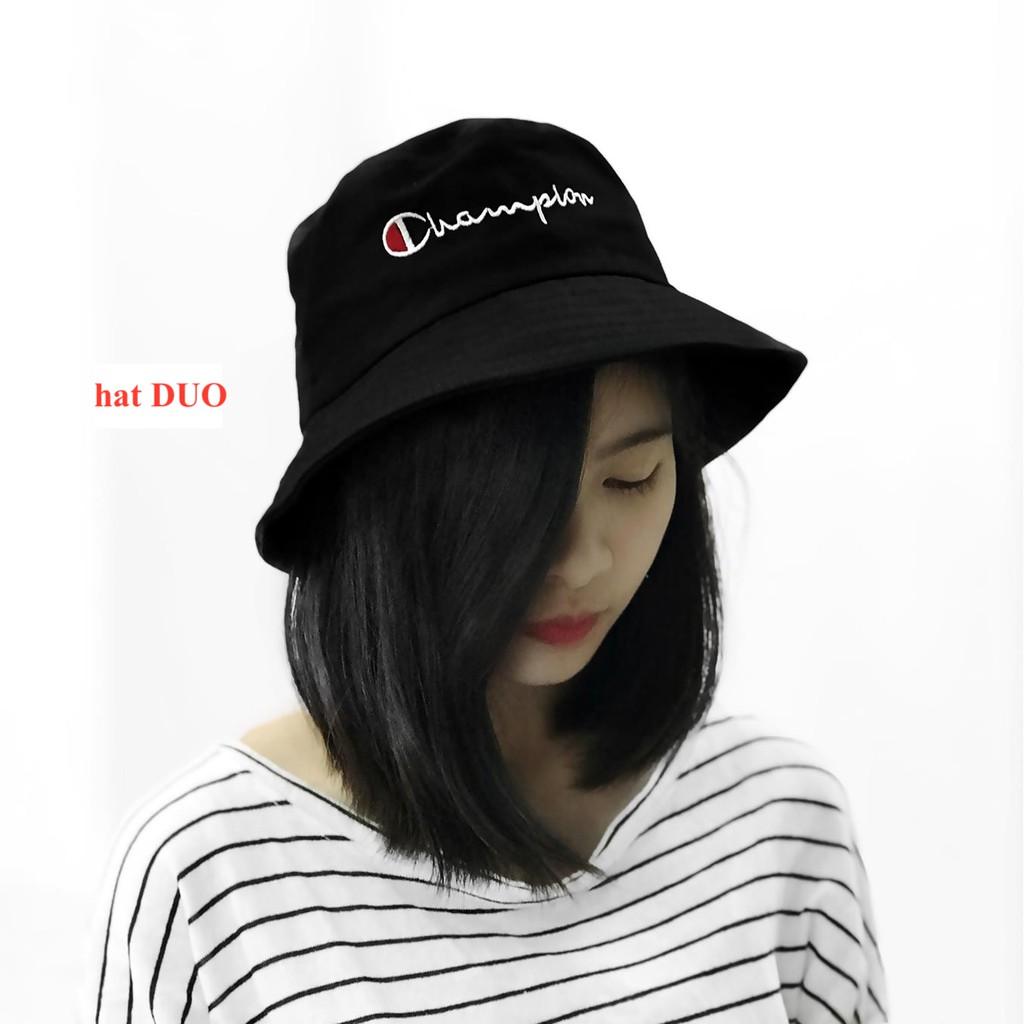[HCM]Nón Bucket Tai Bèo Champion Thời Trang Hàn Quốc