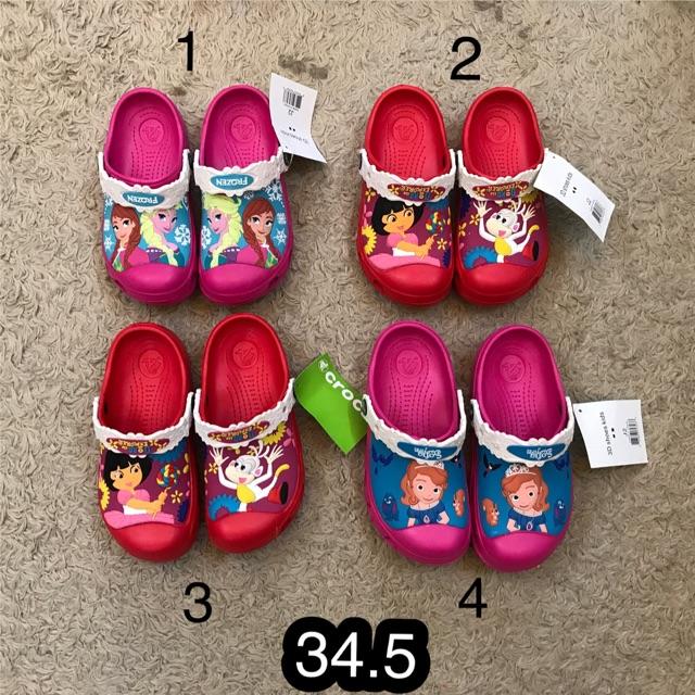 Sục Crocs bé gái hàng xuất (J2 - 34.5)