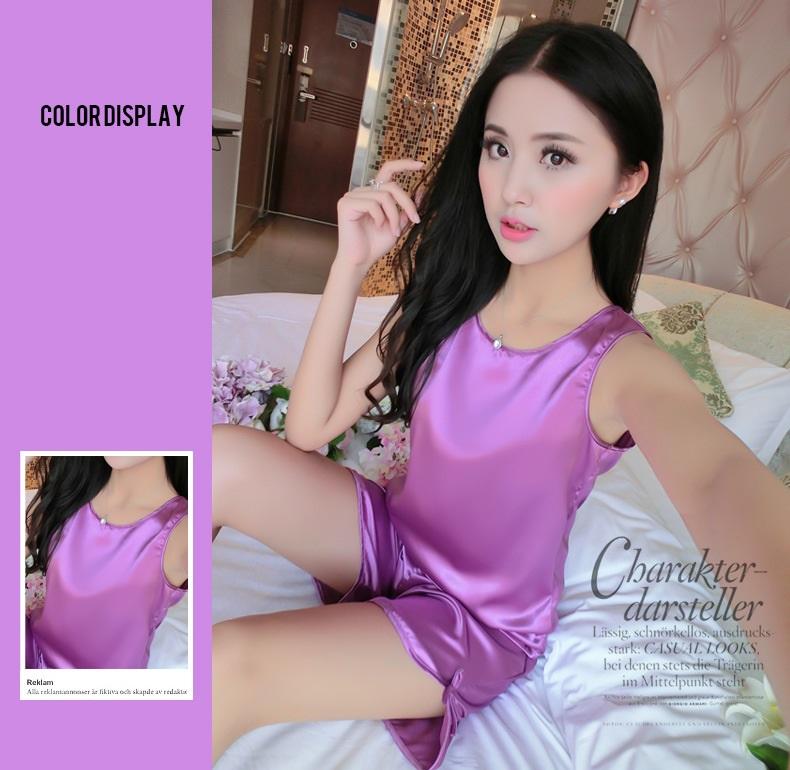 [HCM]Bộ Ngủ Nữ Phi Lụa Kiểu Đơn Giản CDANP06 chất phi mềm mịn