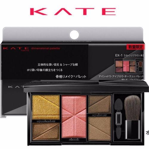 Bảng Phấn má + Phấn mắt + Bột tán mày Kanebo KATE Dimensional Palette - Nhật Bản