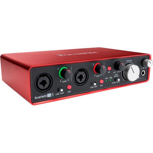 [Trả góp 0%]Card âm thanh Focusrite Scarlett 2i4 USB Audio Interface (Gen2)
