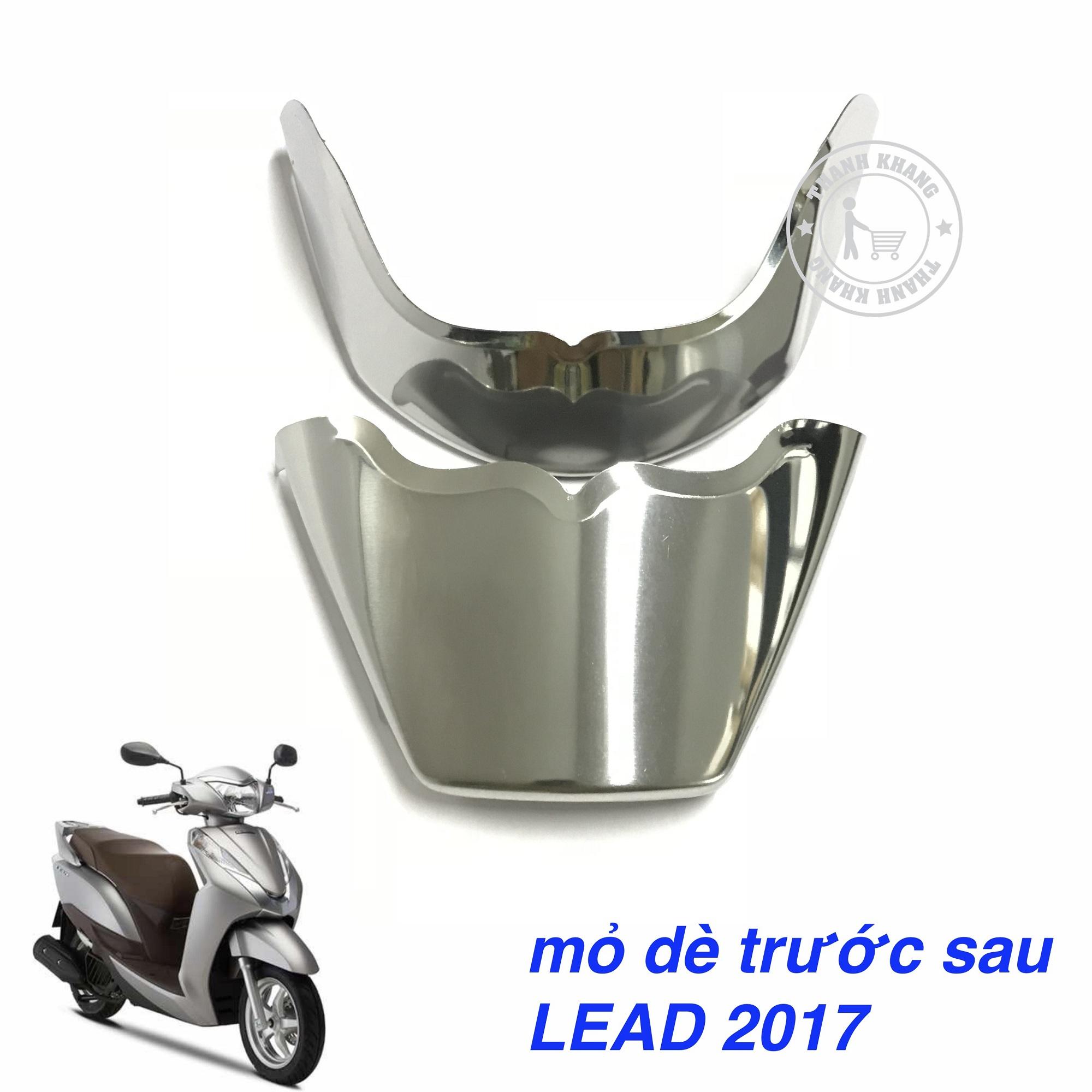 [HCM]Mỏ dè inox  trước sau xe Lead 2017 Thanh Khang 006000922 006000923 (Bạc)