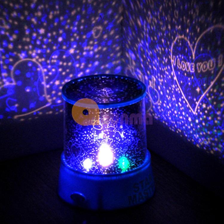 Đèn ngủ chiếu sao, trăng, tình yêu, pet Star Master 4.5V