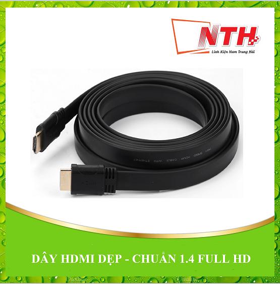 Flat HDMI Cable - Standard 1.4 Full Hd 3m