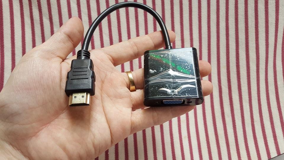 Cáp hdmi ra cổng vga cable hdmi to vga