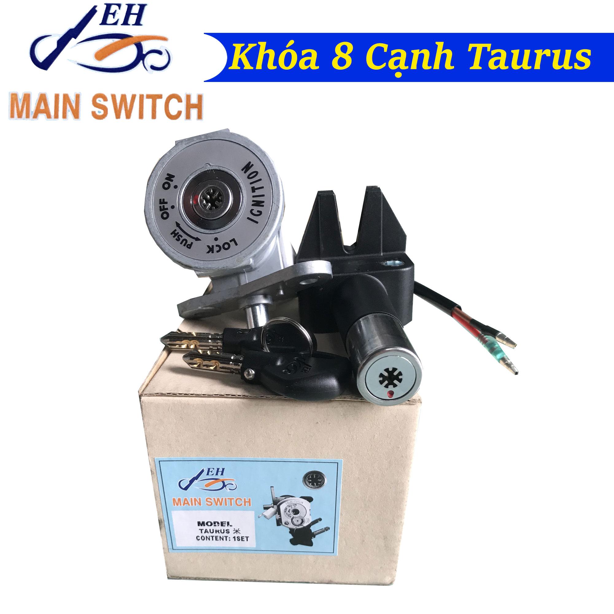 [HCM]Ổ Khóa Chống Trộm 8 Cạnh Xe Taurus