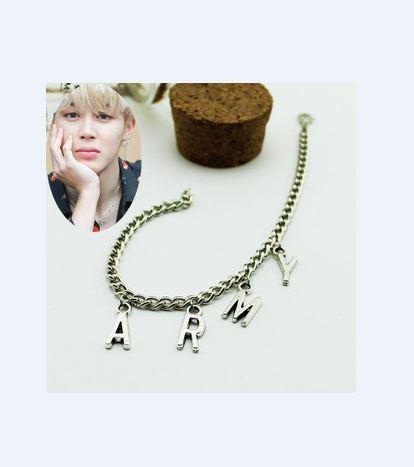 (4 mẫu) Vòng tay BTS dễ thương xinh xắn phù hợp với nhiều phong cách thời trang army