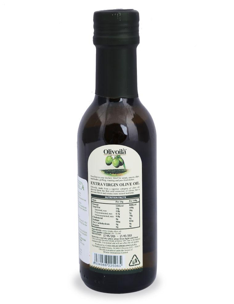Dầu Olivoila Nguyên Chất Chai 250 ML