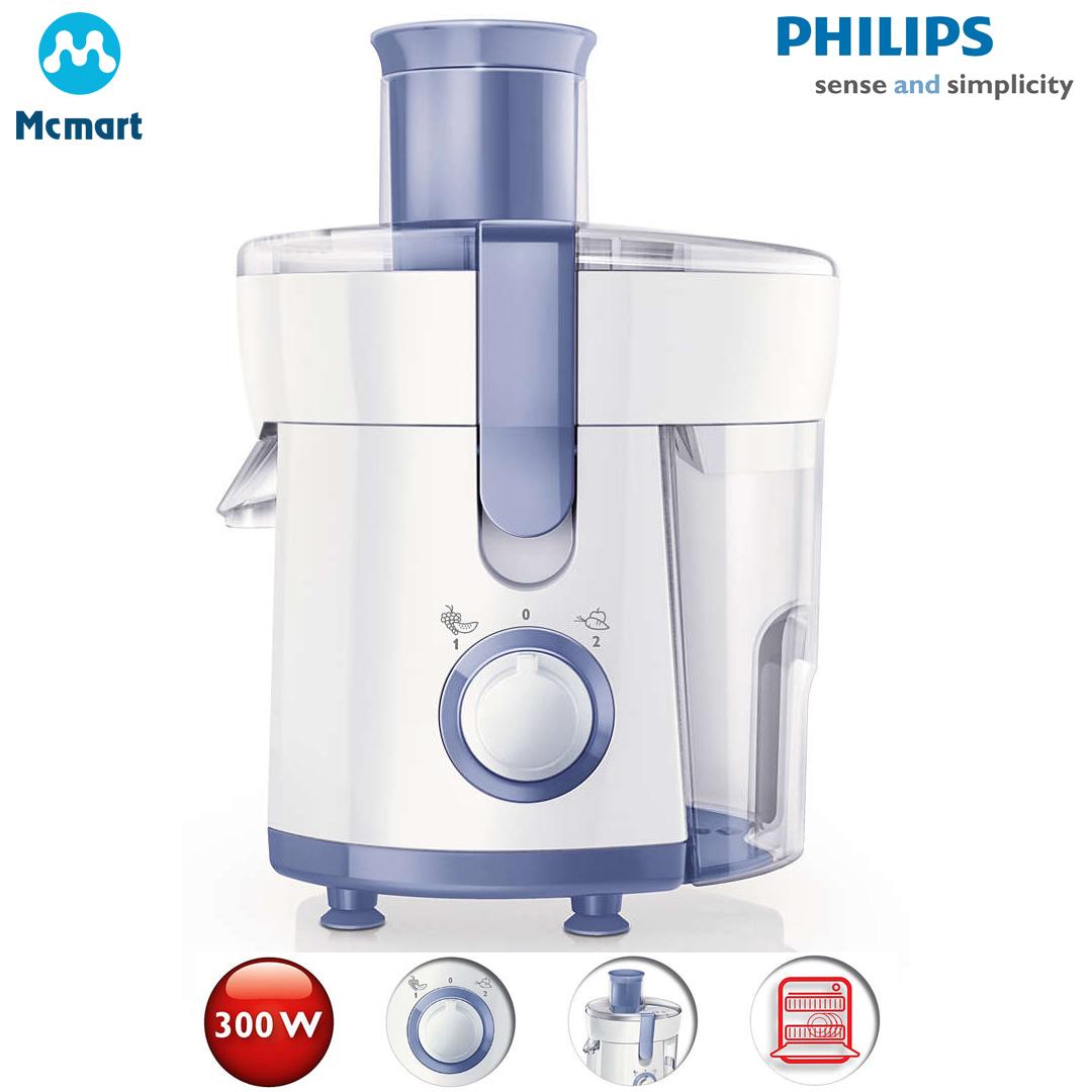 Máy ép trái cây Philips HR1811 500ml (Trắng) - Hàng nhập khẩu - Hàng nhập khẩu