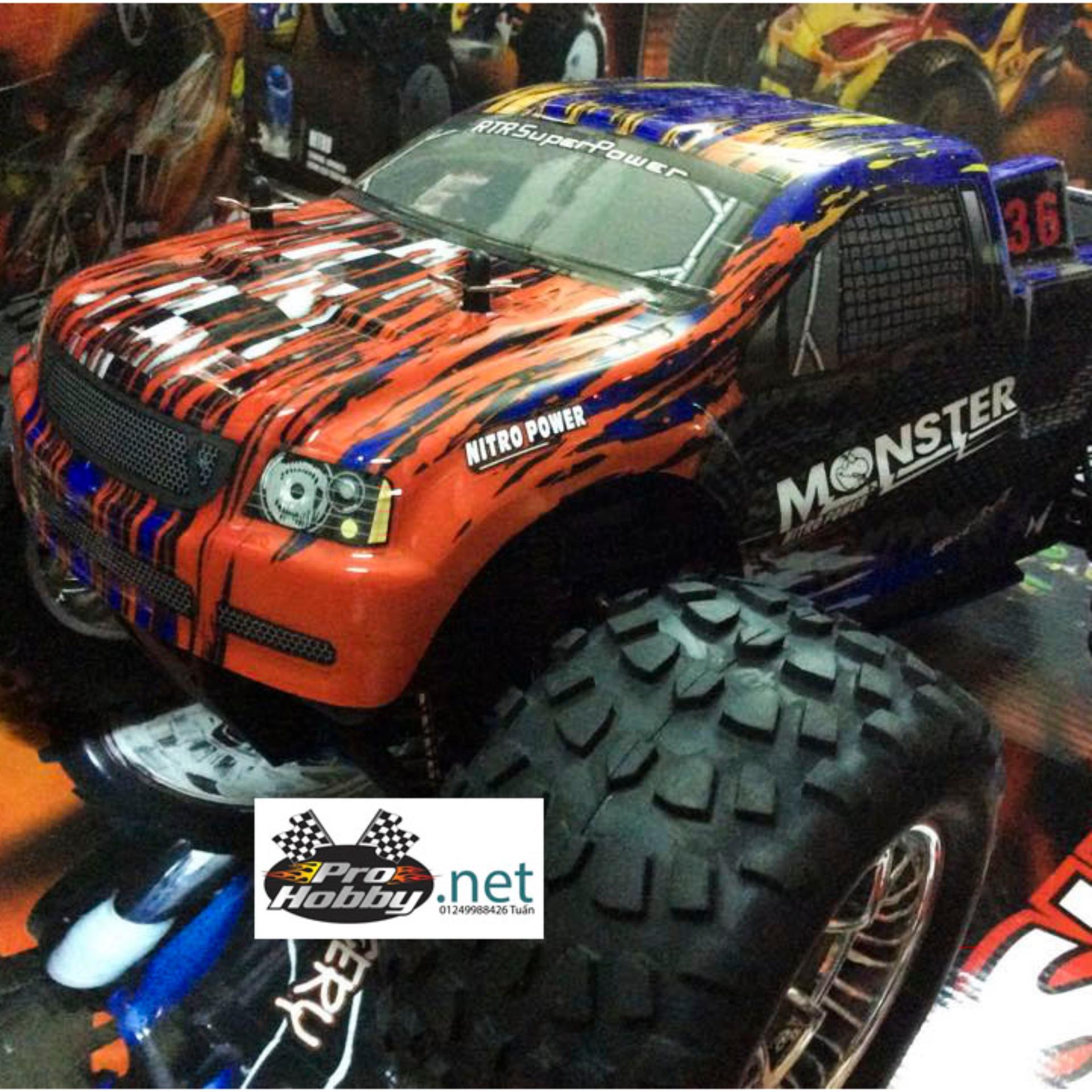 Xe điều khiển HSP Monster Truck 94188 1/10 chạy xăng