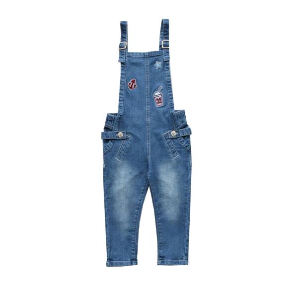 Quần yếm jean dài cho bé 1-4 tuổi