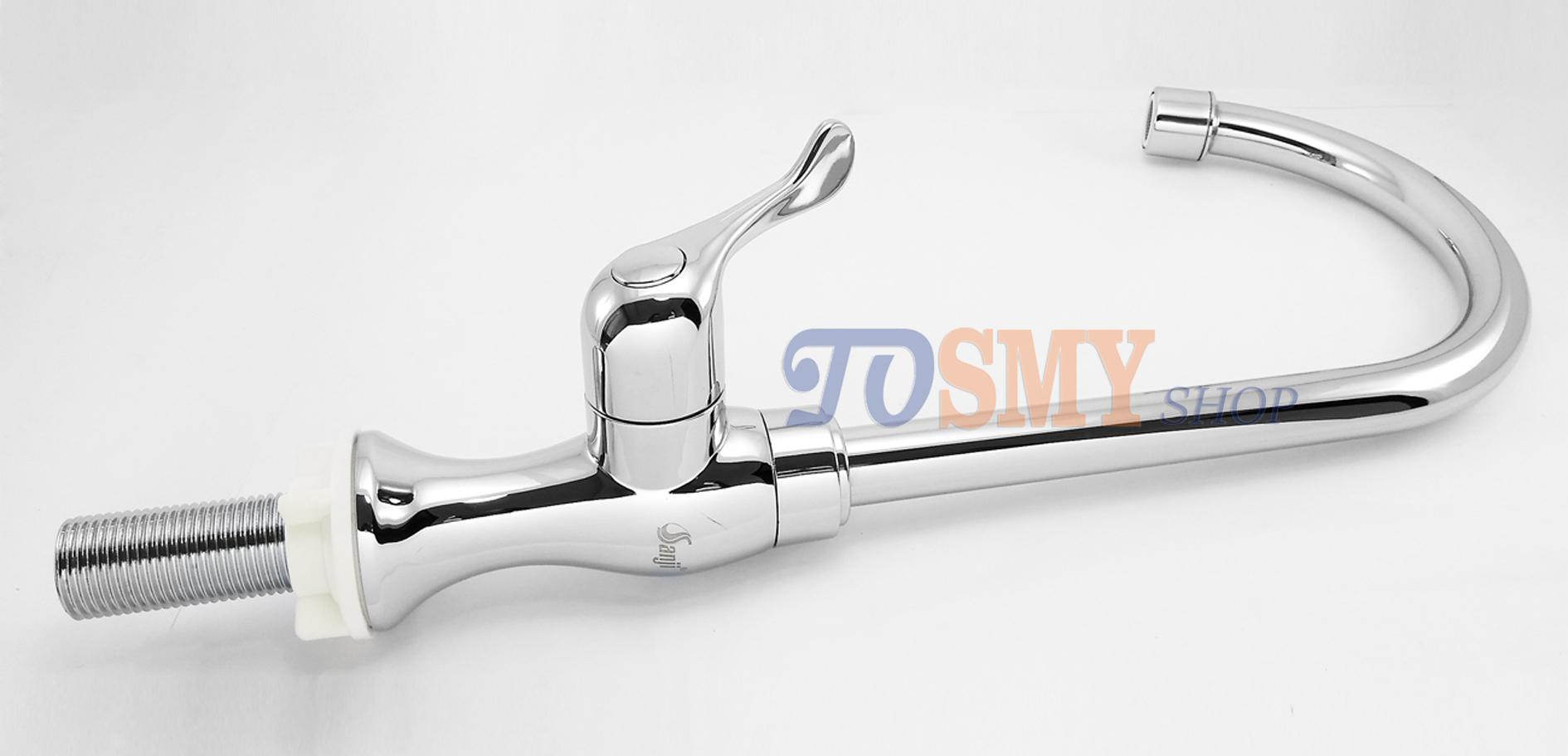 [HCM]Vòi rửa chén (bát) lạnh Nhựa ABS mạ chrome NH05 (Bạc)