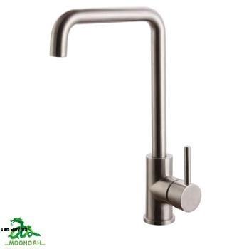 Combo Chậu chén Inox304 2 hố lệch+vòi nóng lạnh inox 304