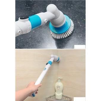 CHỔI ĐIỆN CỌ RỬA ĐA NĂNG SPIN 3 đầu cao cấp