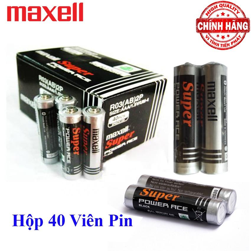 Pin Maxell AAA - Pin Remote - Hộp 40 Viên