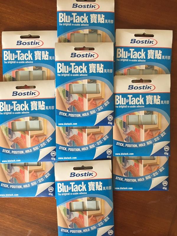 Đất sét dính blutack, Blu tack của Bostik 45 gr