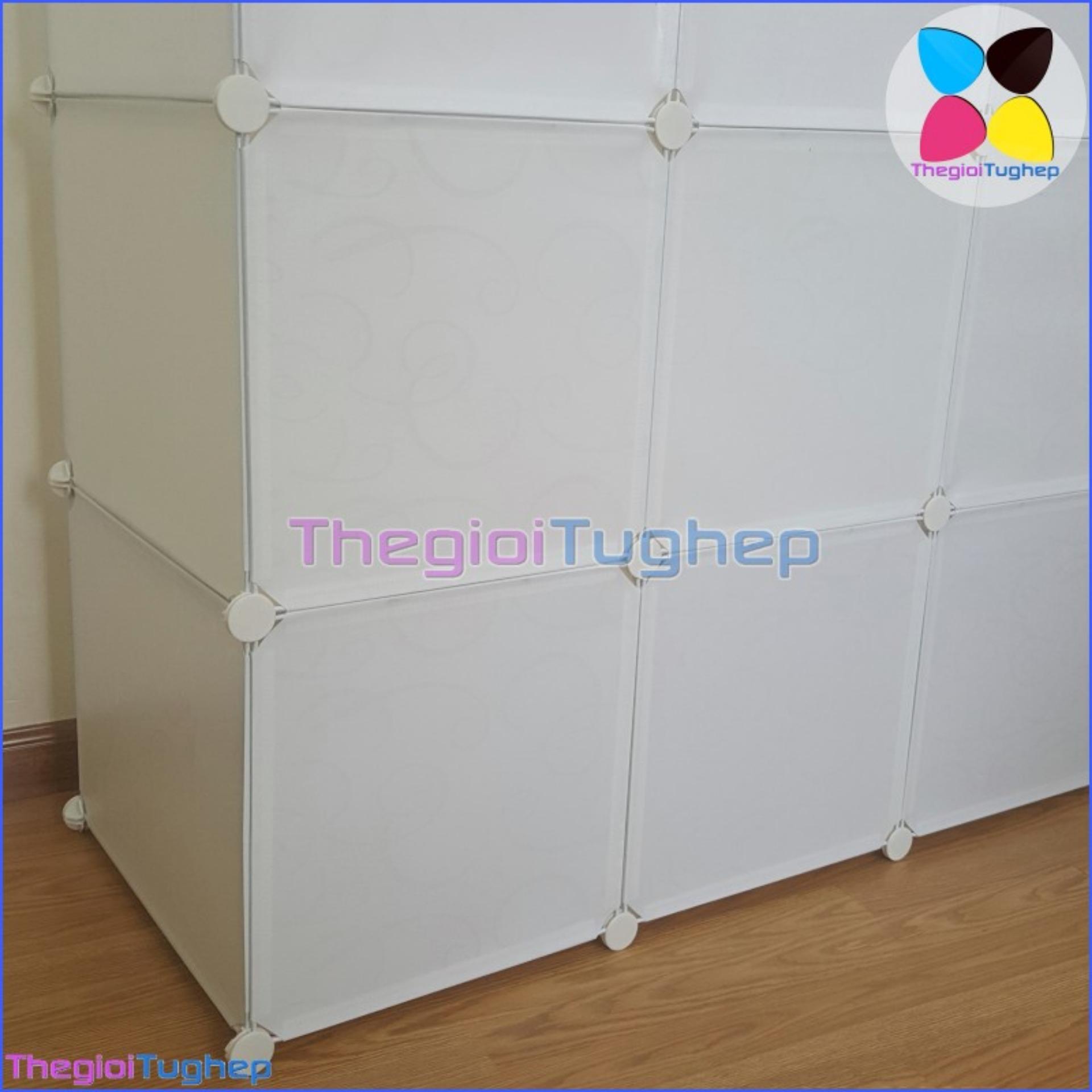 Tủ ghép nhựa 16 ô (trắng)-16.TR.71B