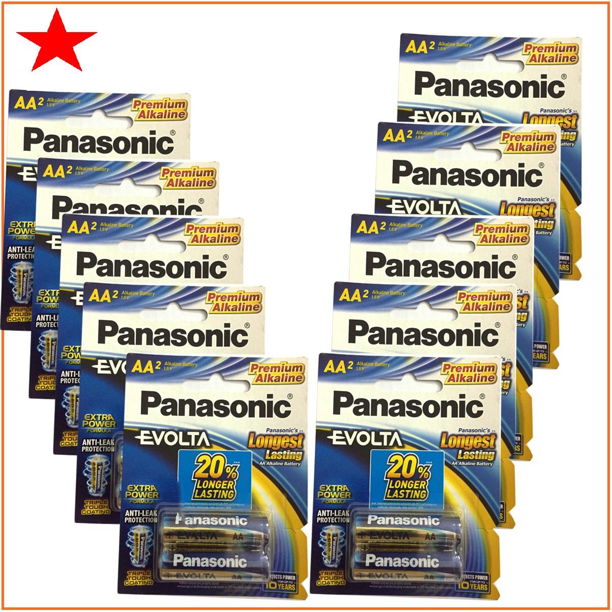 Combo 2 vỉ pin AA Panasonic Avolta (1 vỉ 2 viên)