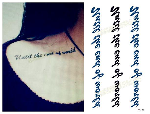 Hình xăm dán Tattoo