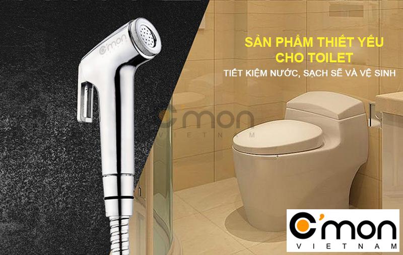 Tay xịt vệ sinh C'MON VX-01 (Bạc)