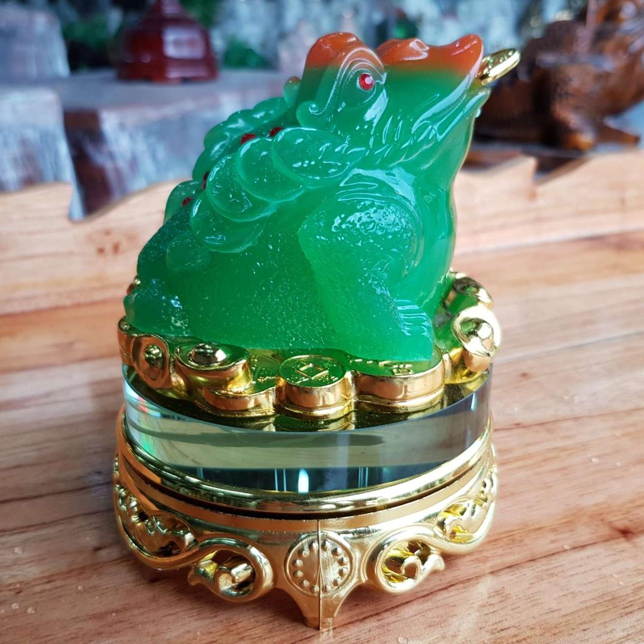 Cóc ngậm tiền phong thủy