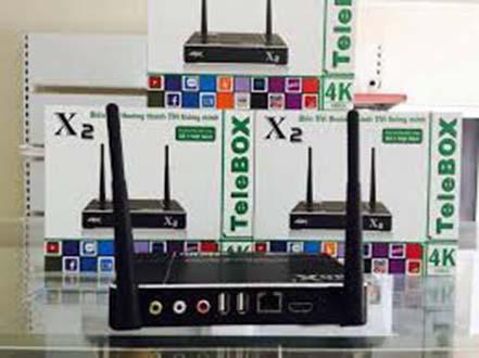 Đầu android tv box telebox X2 (đen)