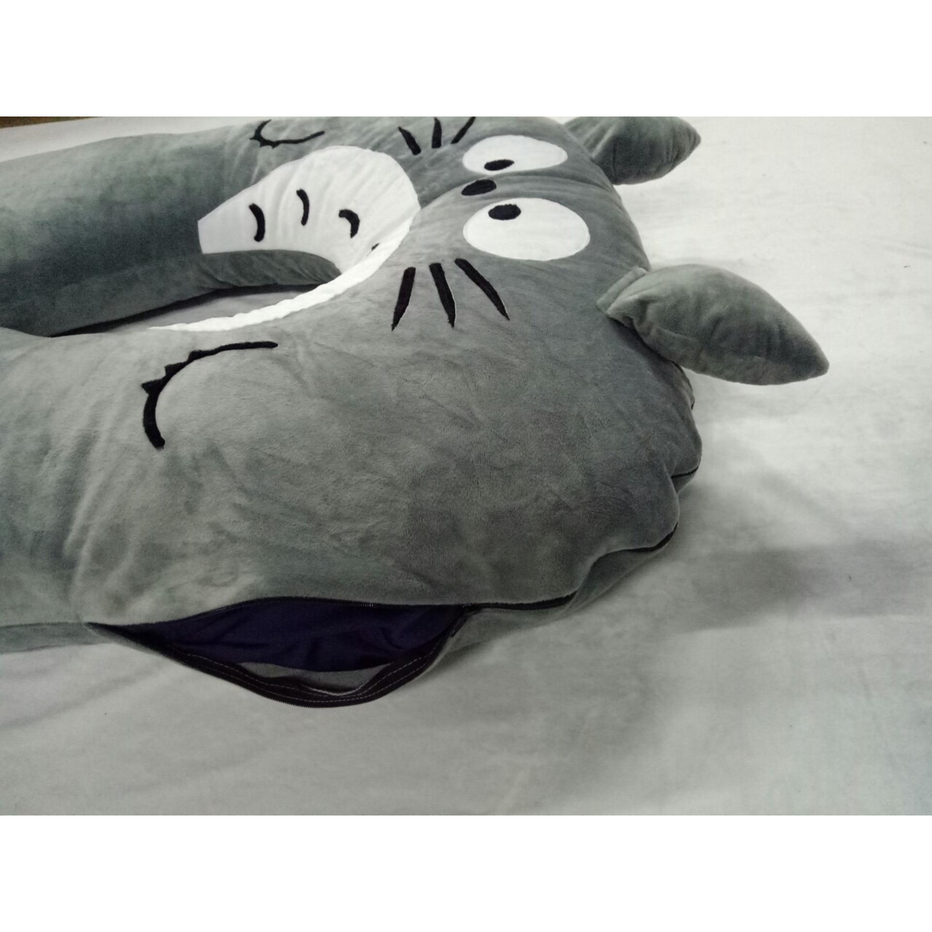 Gối bà bầu Hali (Màu Xám Totoro)