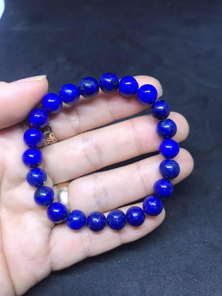 Vòng tay phong thủy đá đá lapis lazuli 8ly