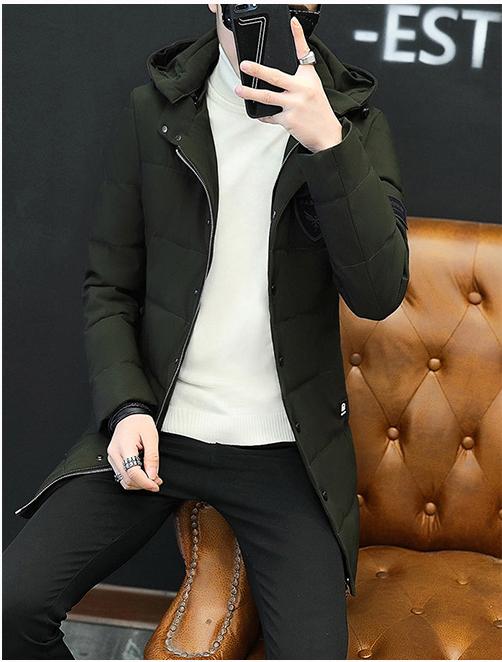Áo khoác phao nam dáng dài AP34