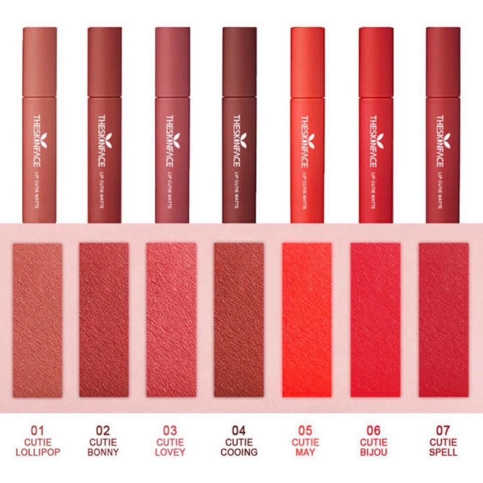 SON KEM LÌ THE SKIN FACE LIP CUTIE MATTE