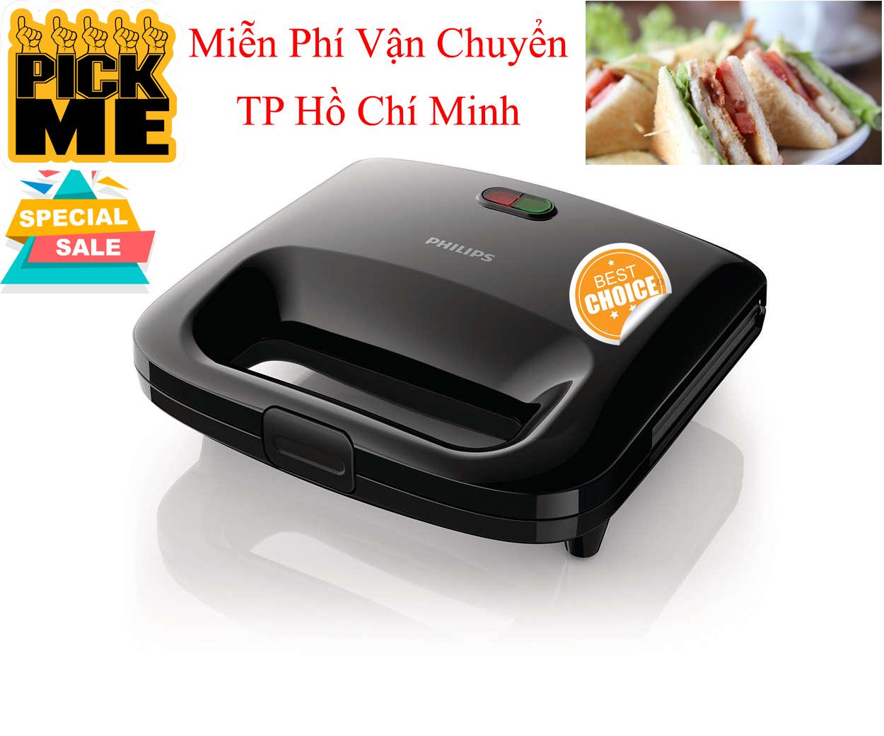 Máy nướng Sandwich Philips HD2393 ( đen )-Hàng Nhập Khẩu