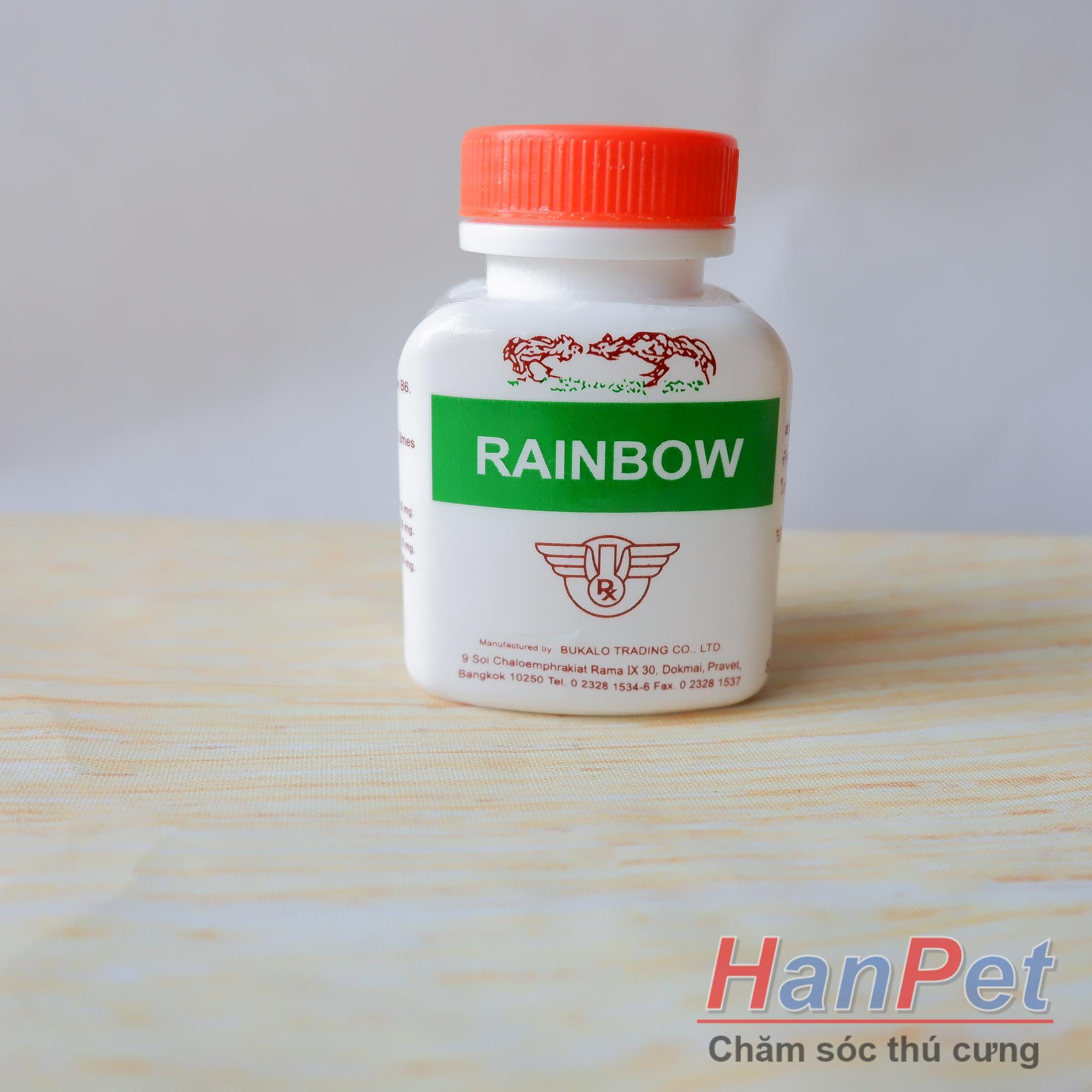 RAINBOW thuốc tăng lực tăng cơ bắp gà chọi Thái lan