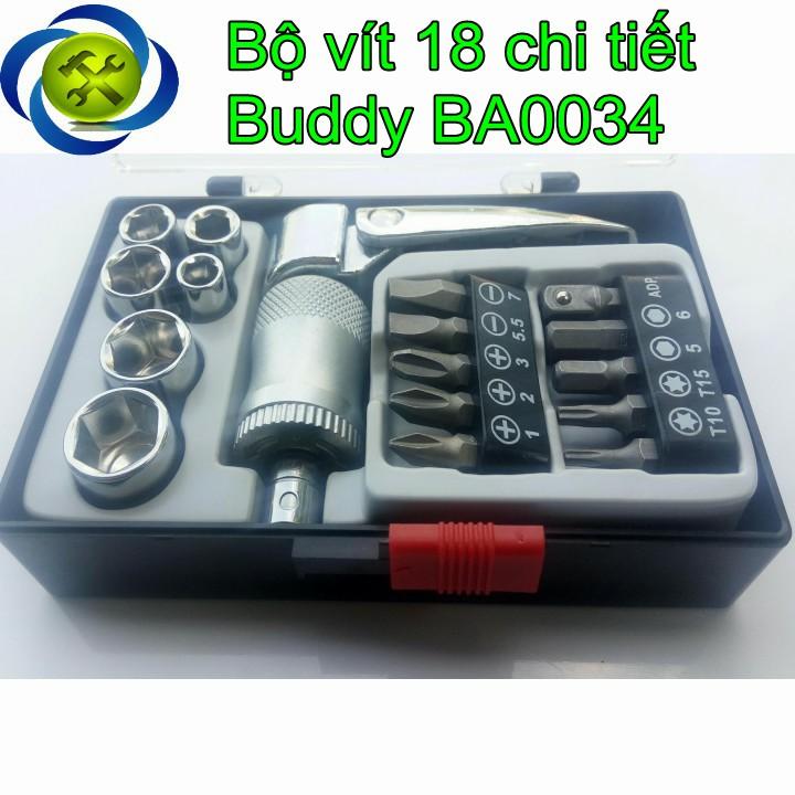 Bộ vít 18 chi tiết buddy ba0034