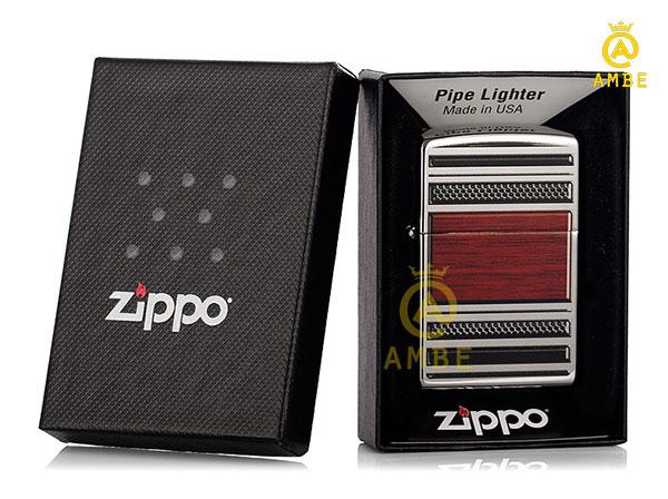 Bật lửa Zippo Steel and Wood ZP28676