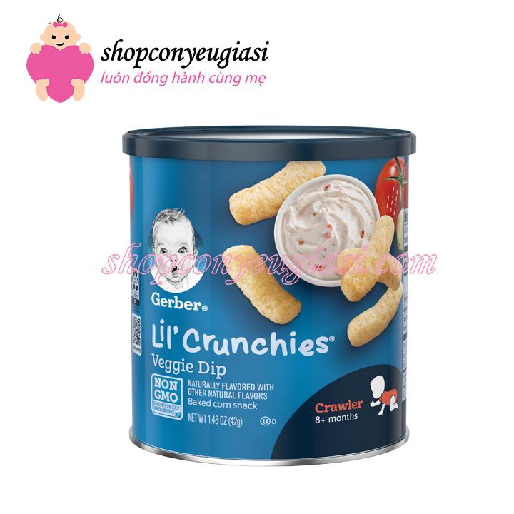 [HCM]Bánh Ăn Dặm Gerber Hình Que 42g - Vị Rau Củ