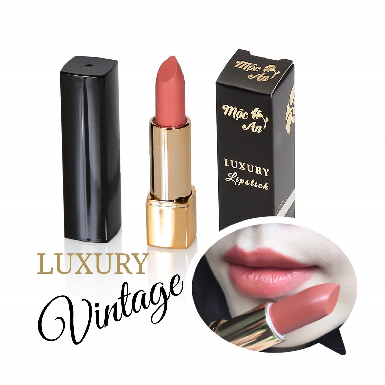 Son Môi Lì Bền Màu Luxury Mộc An 12 màu