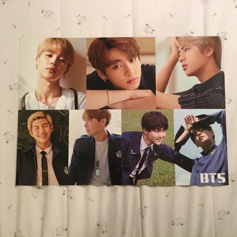 Combo 8 Poster ảnh BTS khổ lớn