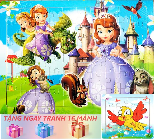 Tranh ghép hình gỗ 60 mảnh - Công chúa Sofia