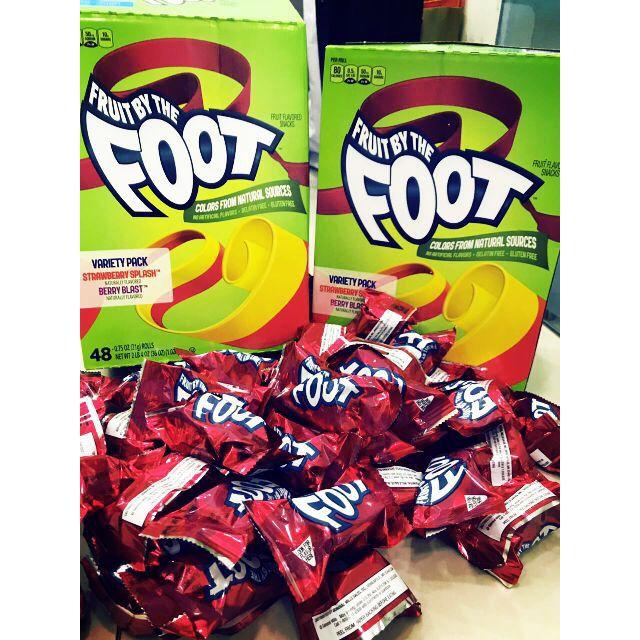 [COMBO 5 cuộn nhỏ]  Kẹo cuộn Foot vị Berry - Mỹ