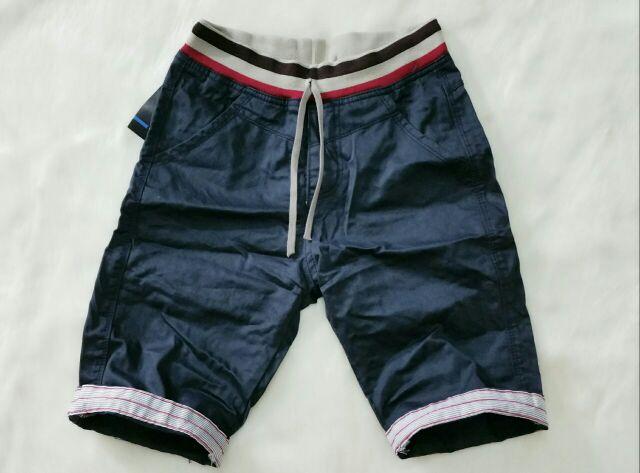 Quần Short Kaki Lưng Thun { Xanh ĐEN }