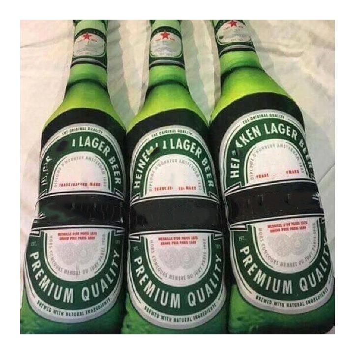 Gối ôm hình chai bia