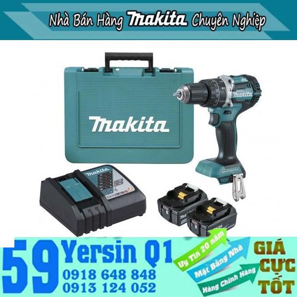 Máy khoan búa chạy pin Makita DHP484RTE (18V)