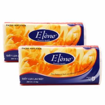 Combo 4 gói Khăn giấy lụa Elène 260 tờ (2lớp)