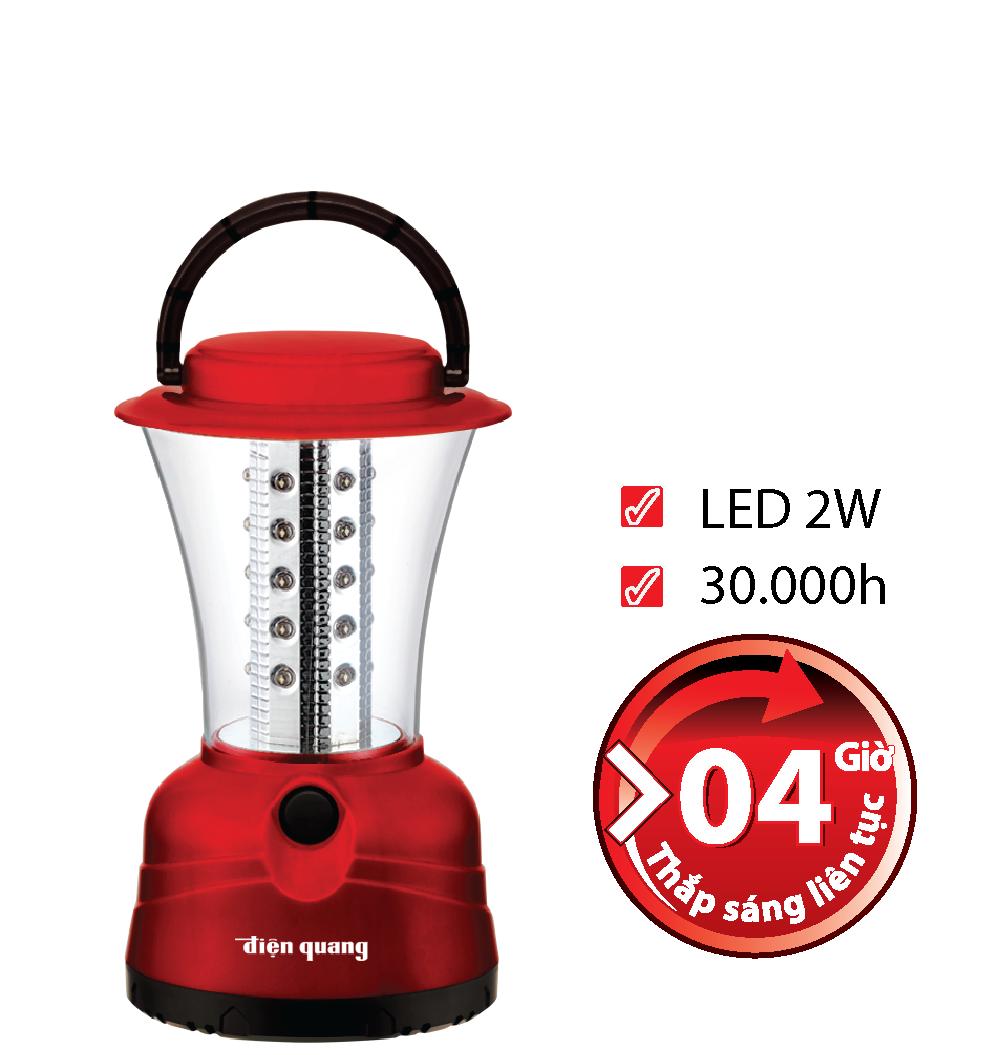 Đèn sạc Led Điện Quang ĐQ PRL06 (2W, ánh sáng trắng)